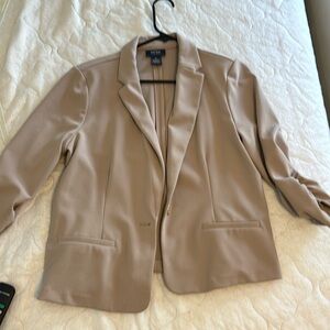 Tan blazer jacket